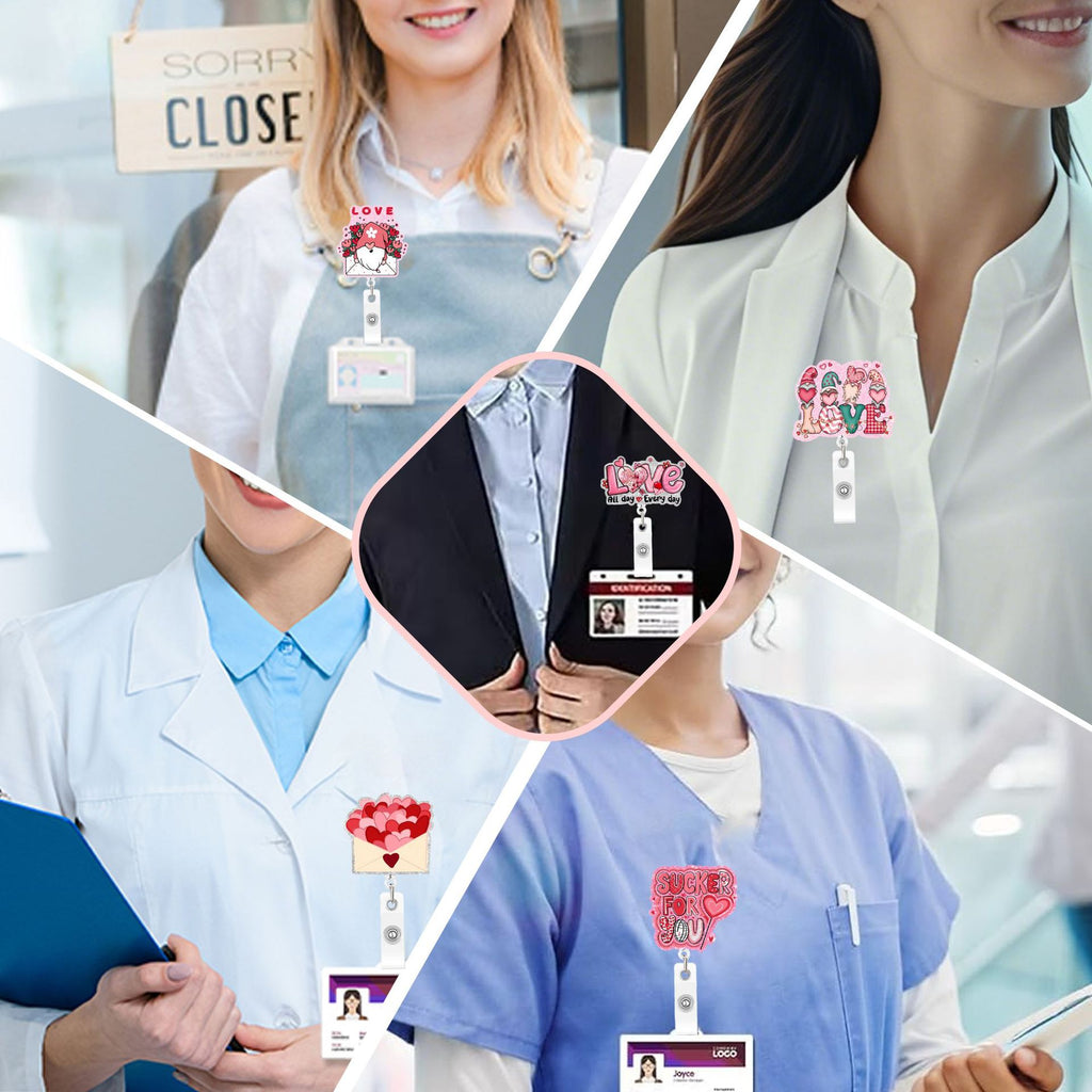 Acrylic Designs Nurse Badge Holder