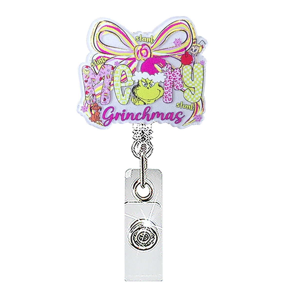 Christmas Nurse Badge Holder