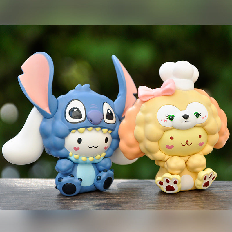 Hello Kitty Cosplay Figure Topper Set