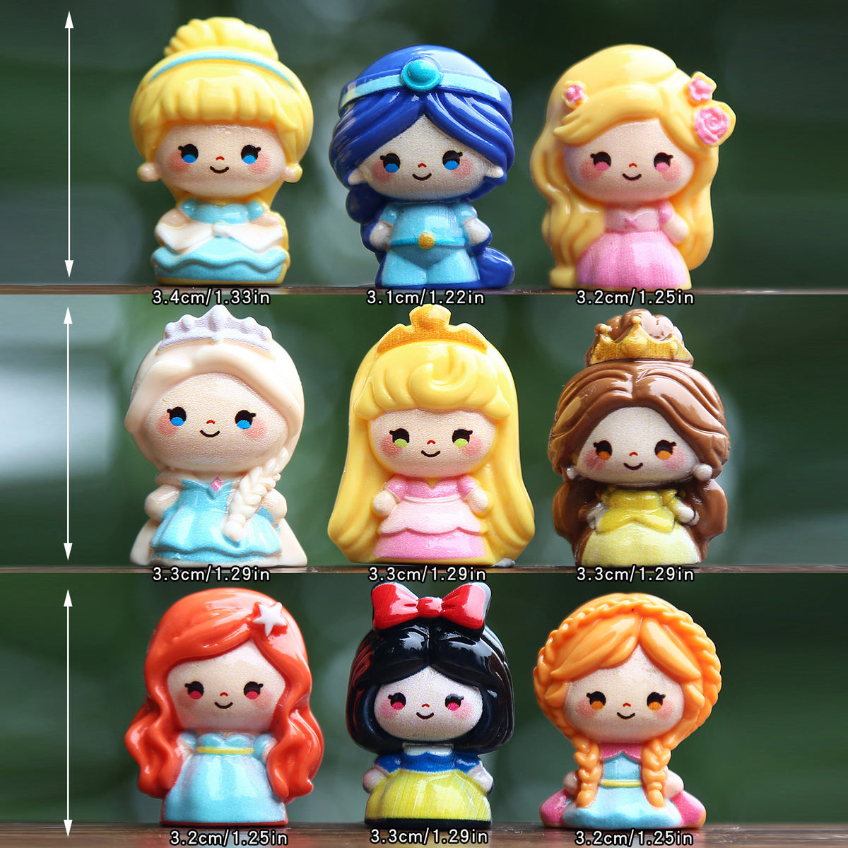 Disney Princess Figure Topper Set