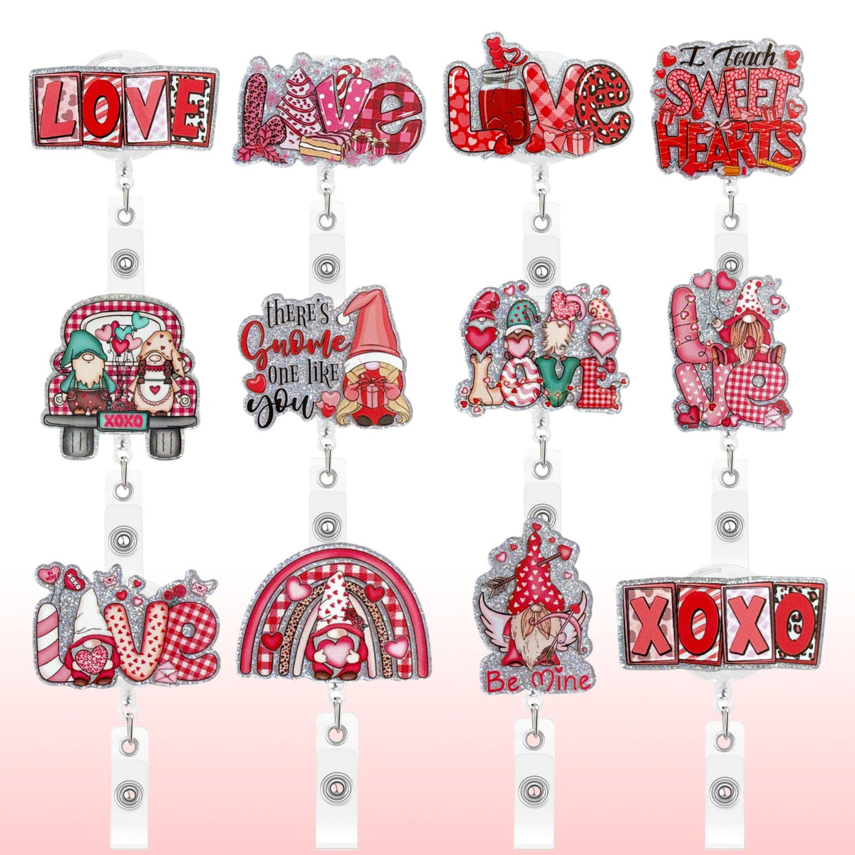 Valentine Nurse Badge Holder