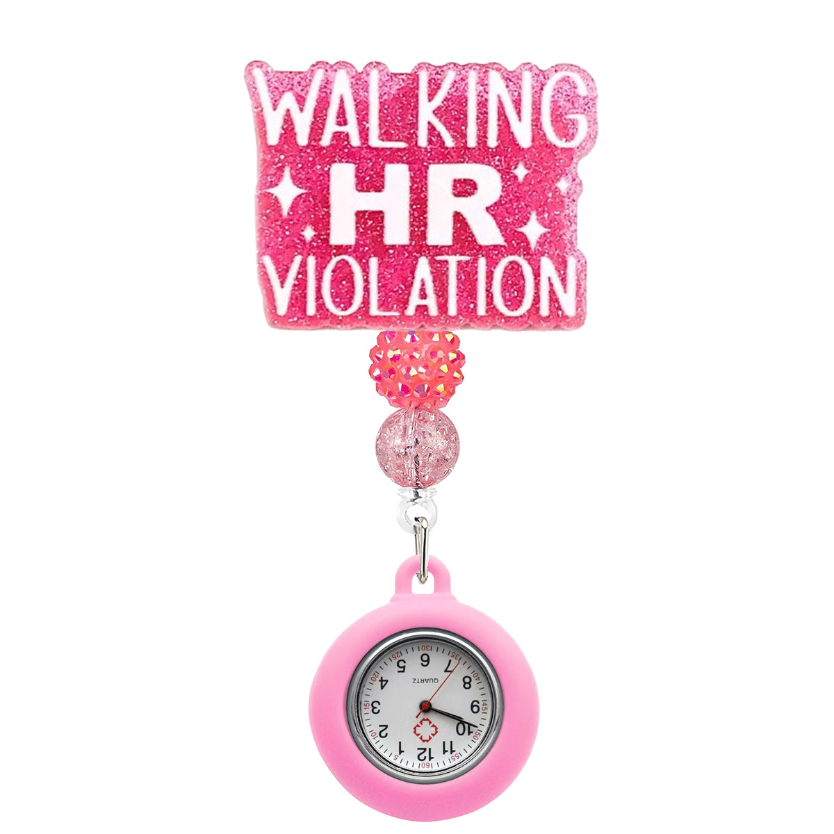 Beaded Nurse Watch Nurse Badge Holder