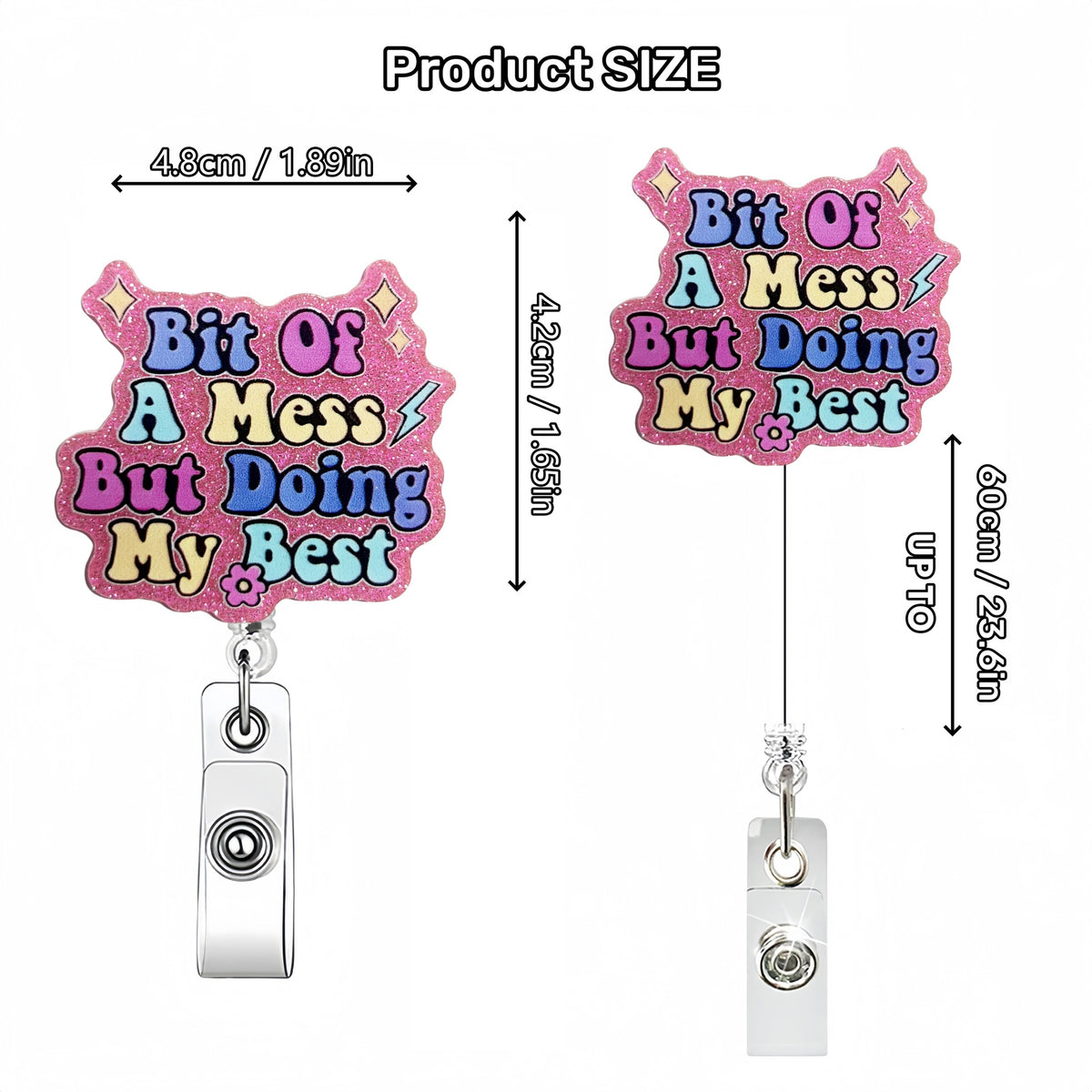 Acrylic Designs Nurse Badge Holder