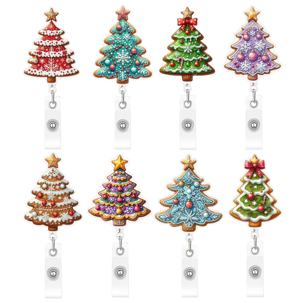 Gingerbread Christmas Nurse Badge Holder