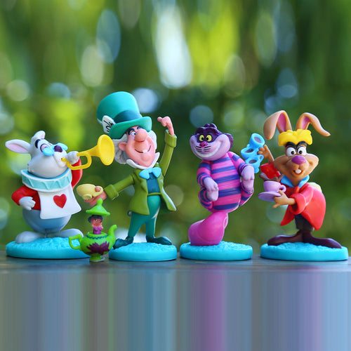 Alice in Wonderland Figure Topper Set