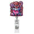 Christmas Nurse Badge Holder