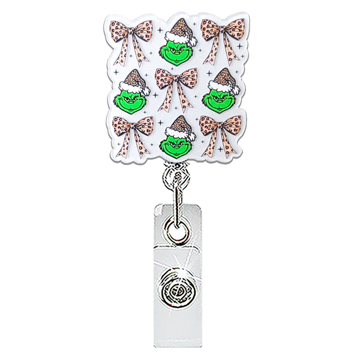 Christmas Nurse Badge Holder