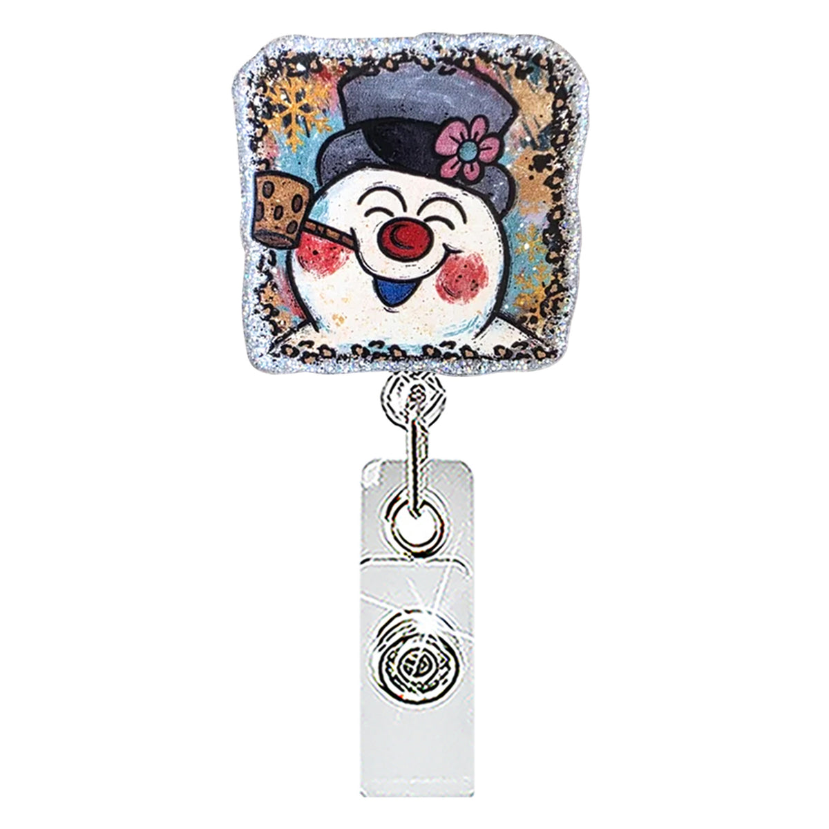 Christmas Nurse Badge Holder