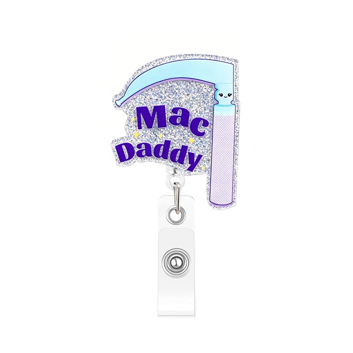 Pink Medical Designs Nurse Badge Holder