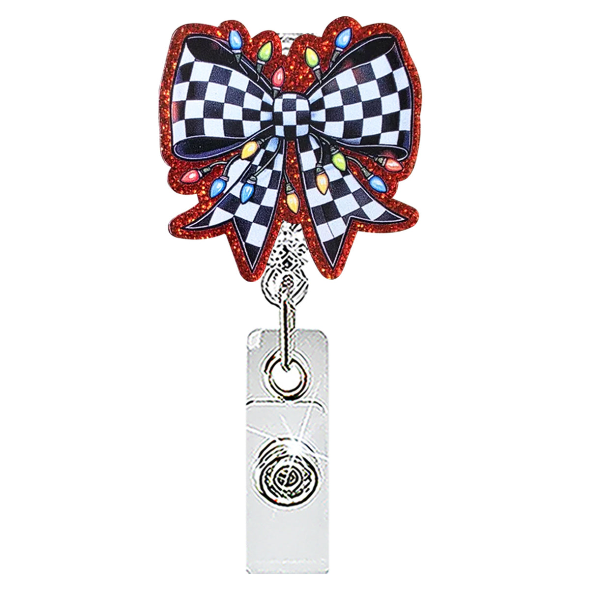Christmas Nurse Badge Holder