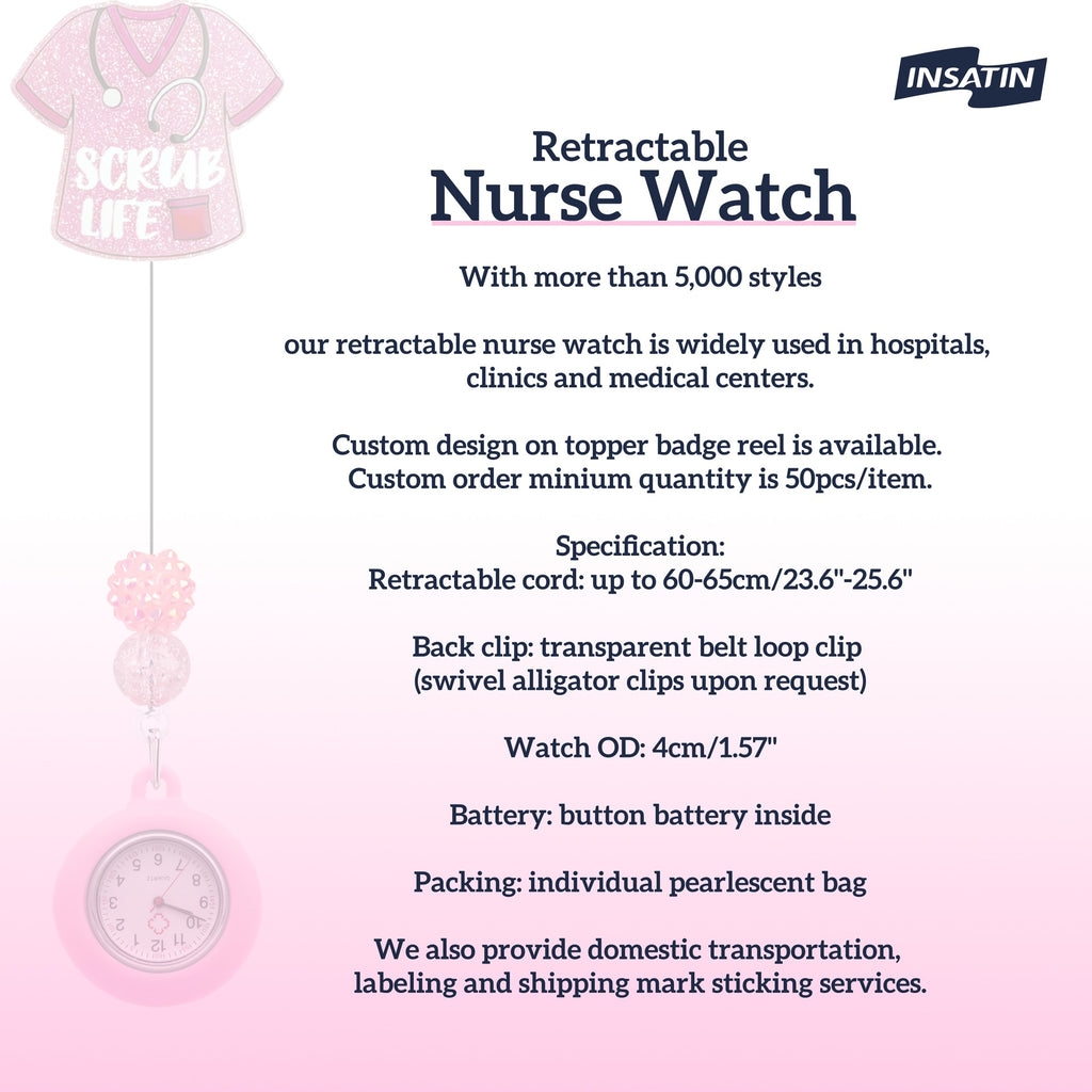 Nurse Watch Nurse Badge Holder