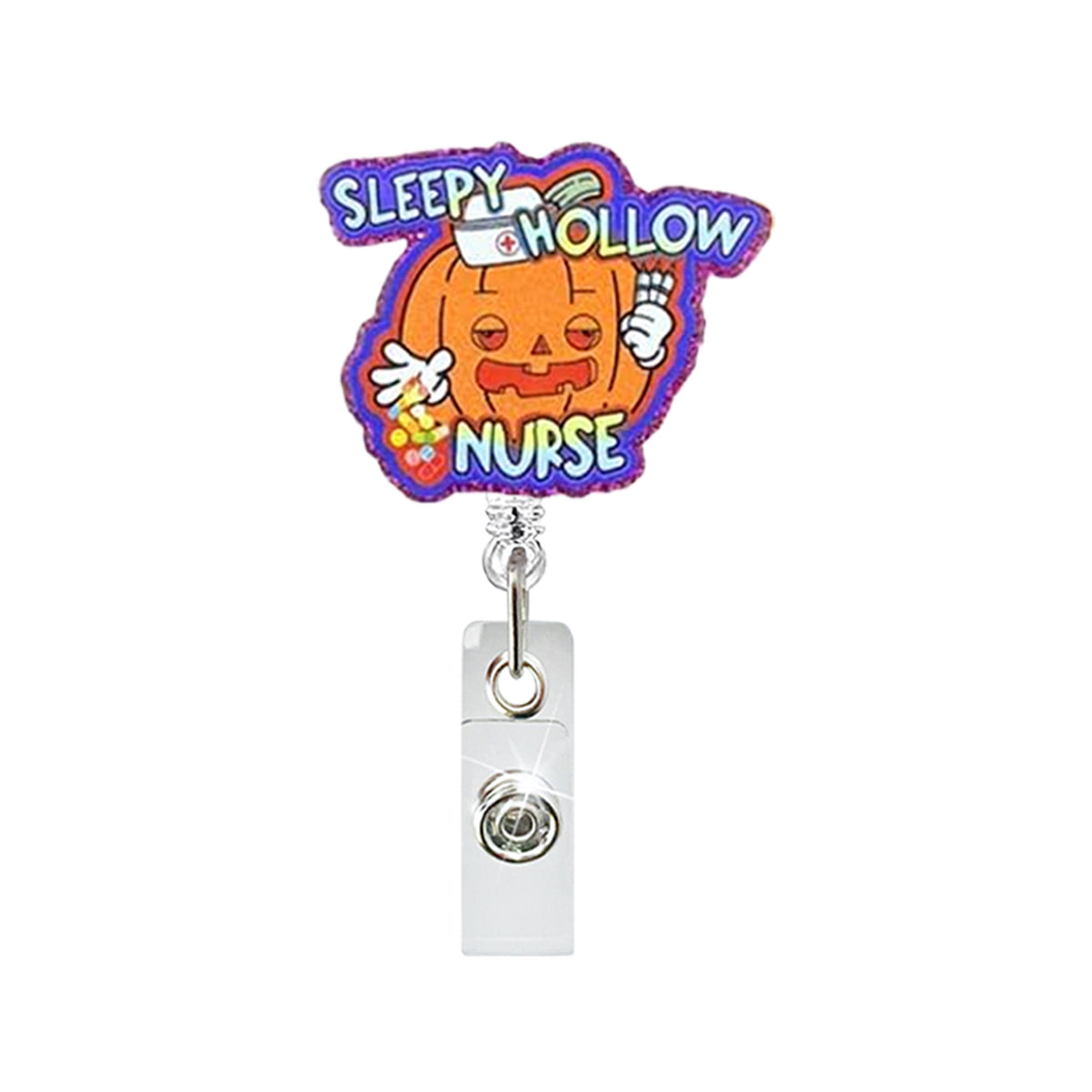 Halloween Quotes Nurse Badge Holder
