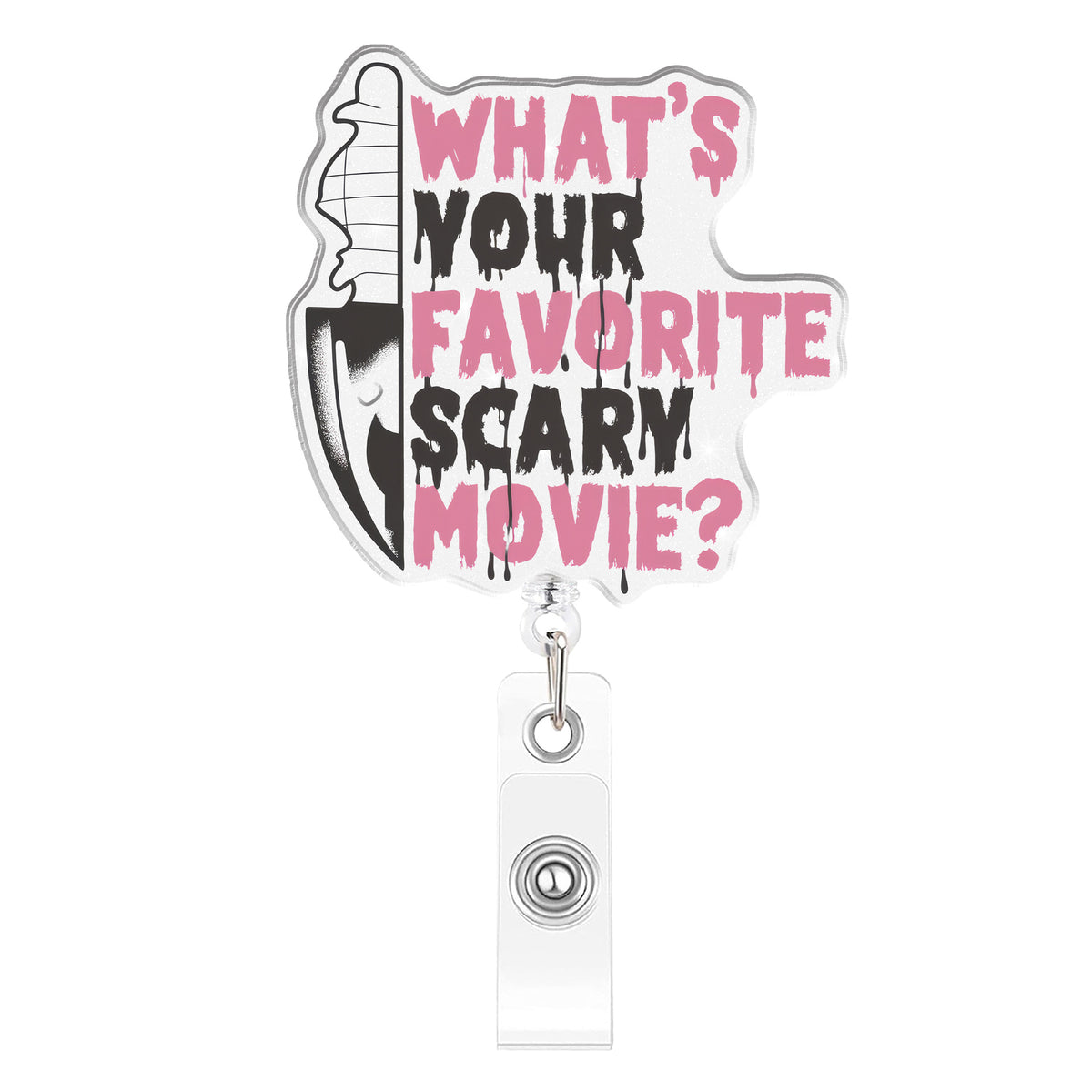 Halloween Nurse Badge Holder