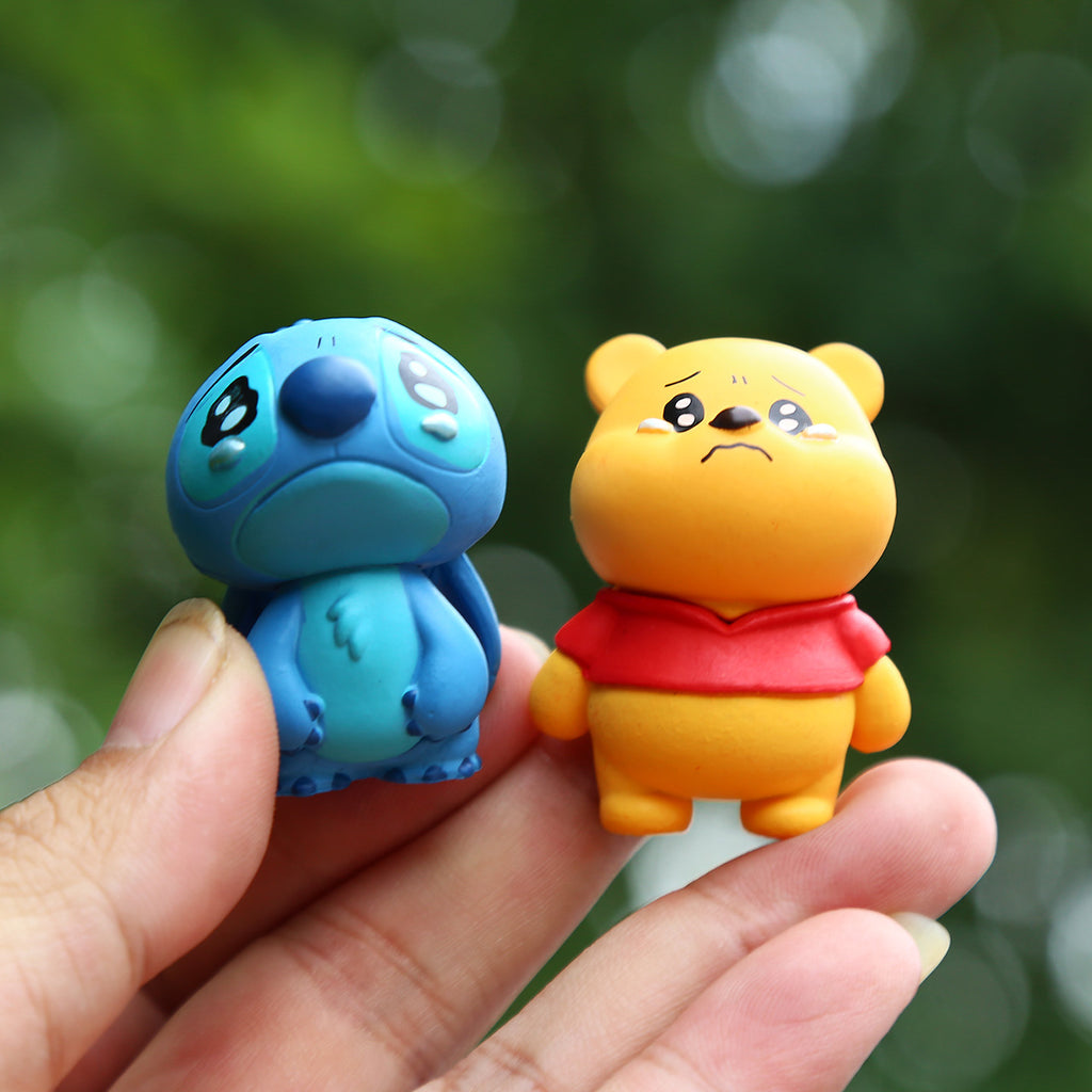 Crying Animals Figure Topper Set