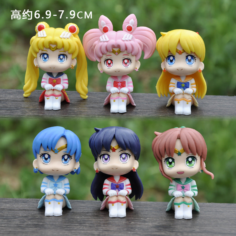 Sailor Moon Figure Topper Set