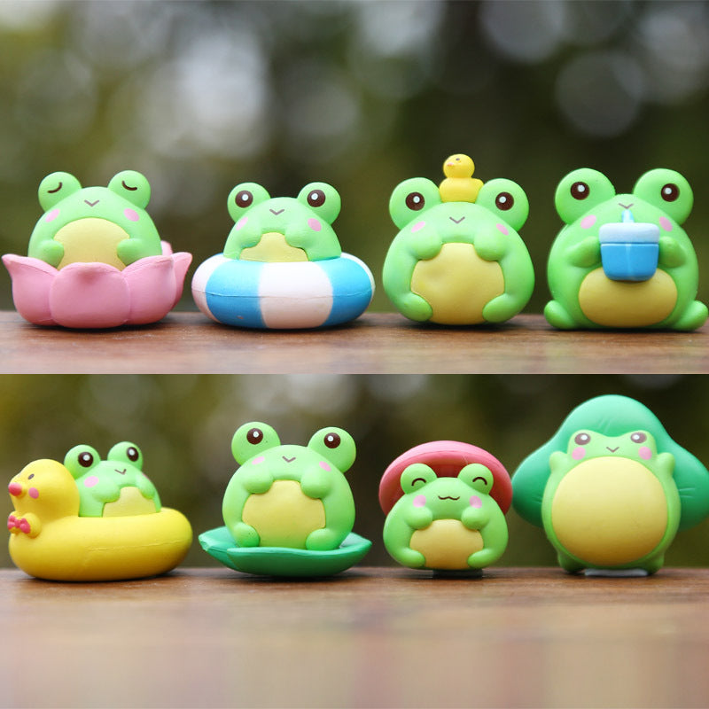 Frog Figure Topper Set