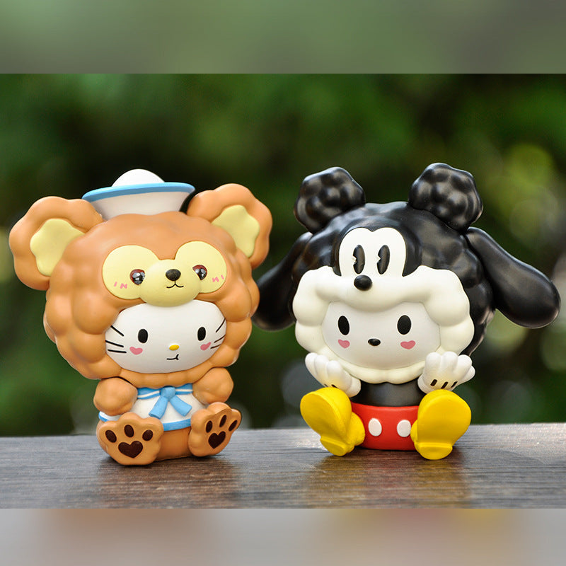 Hello Kitty Cosplay Figure Topper Set