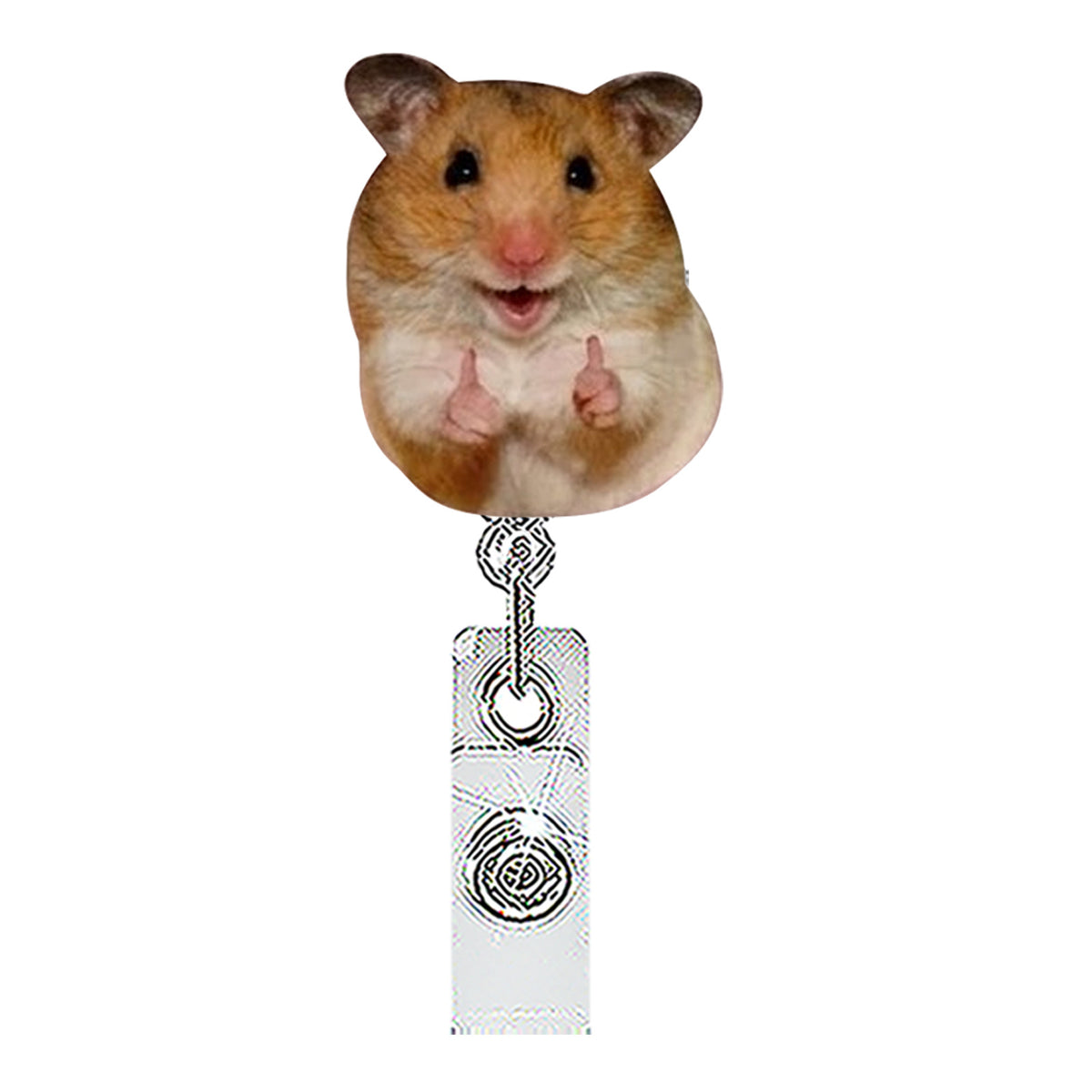 Funny Mouse Nurse Badge Holder