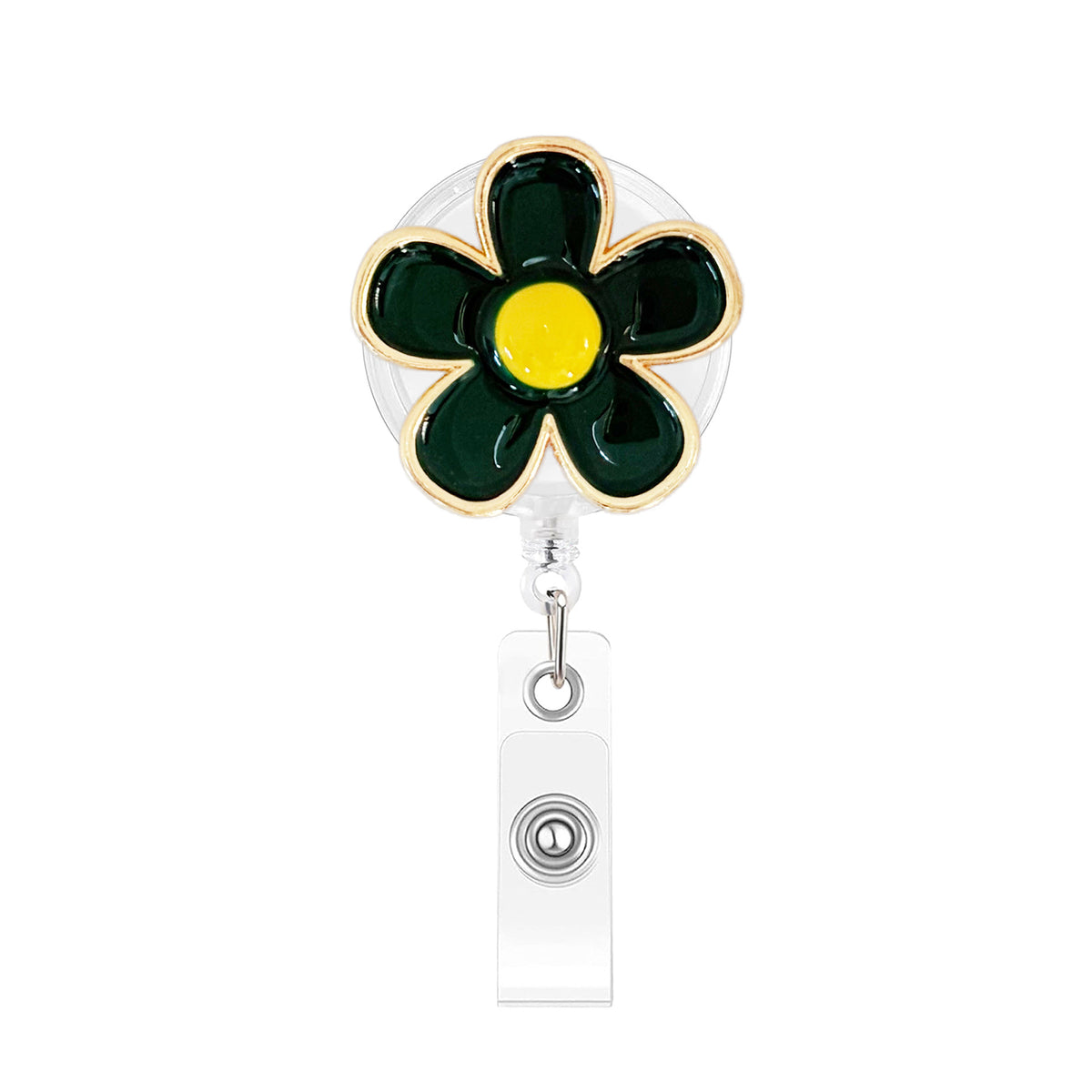 Daisy Flower Nurse Badge Holder