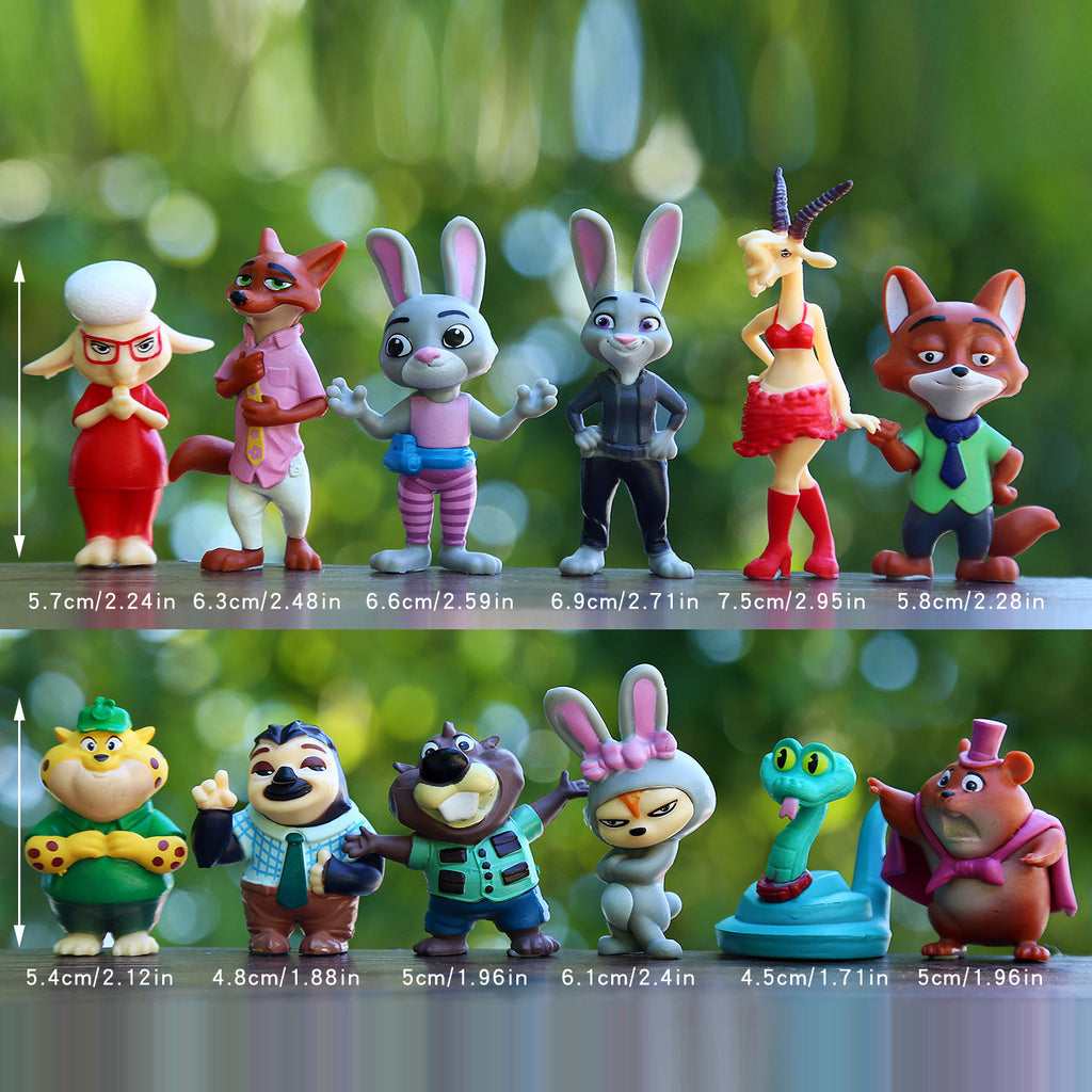 Zootopia Figure Topper Set