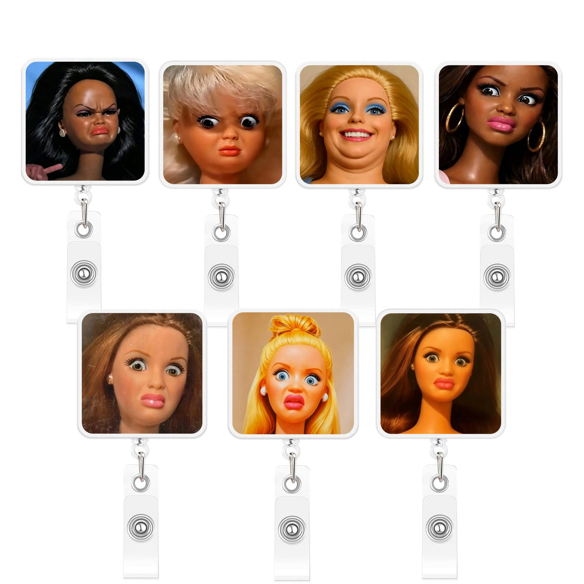 Barbie Meme Nurse Badge Holder