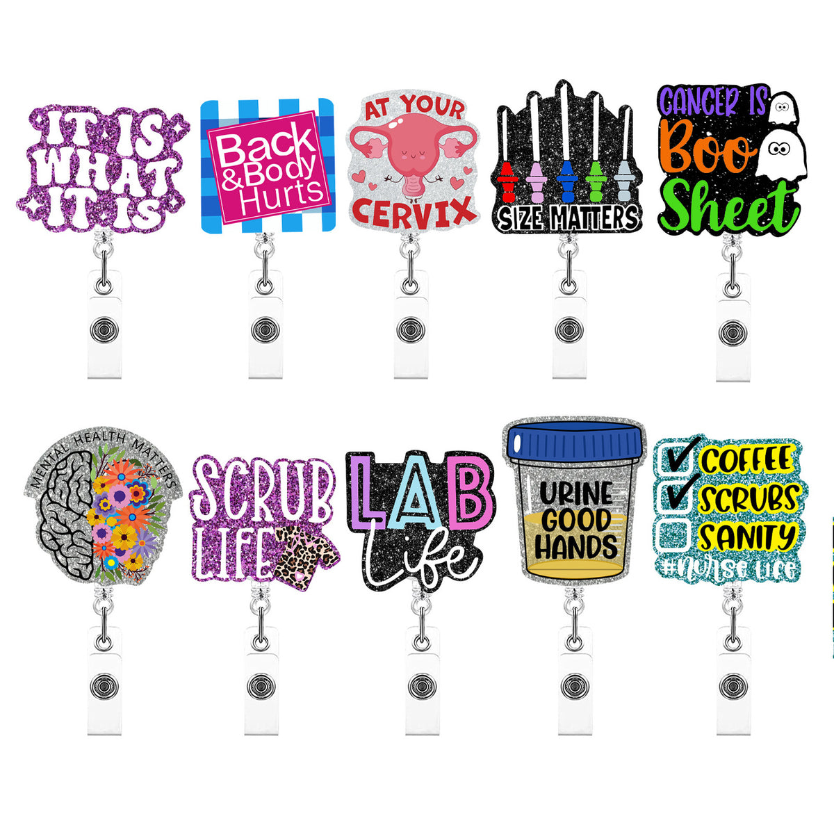 Medical Quotes Nurse Badge Holder