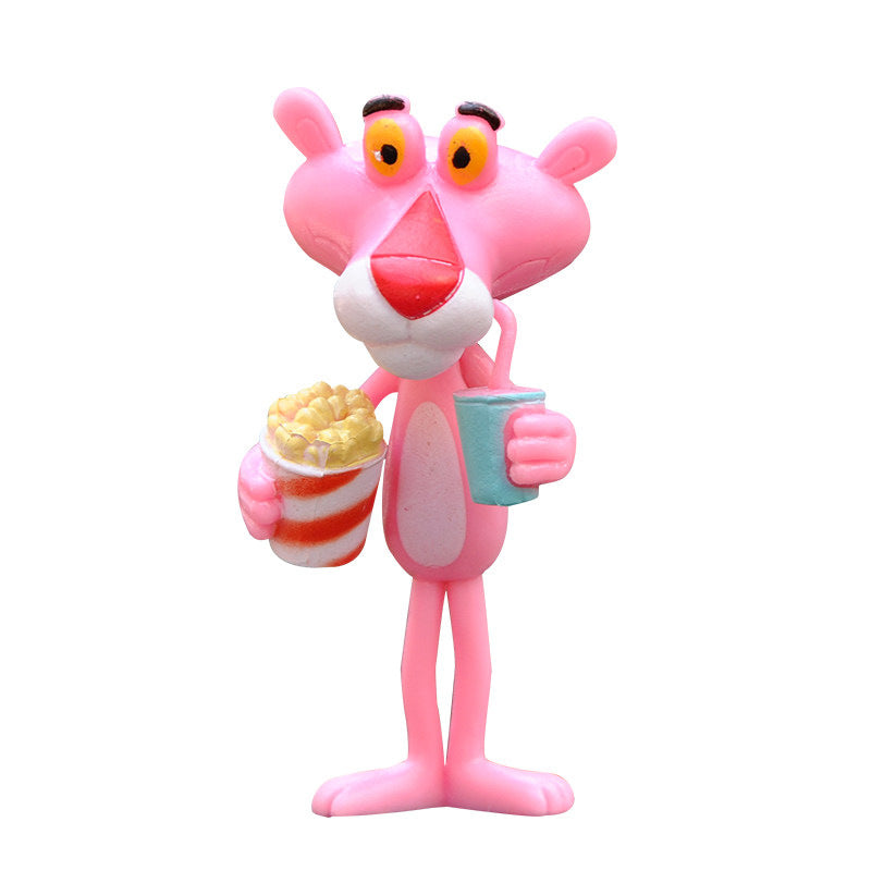 Pink Panther Figure Topper Set