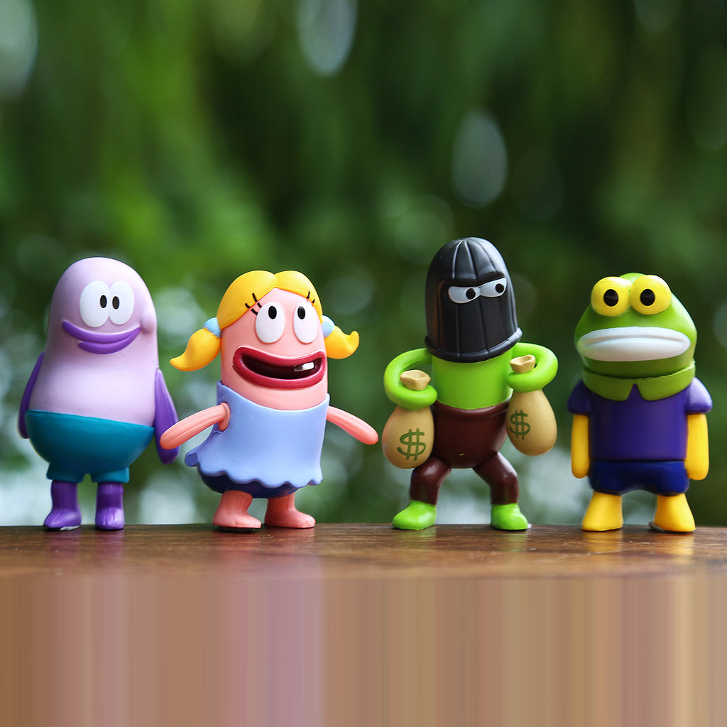 SpongeBob Bikini Bottom Figure Topper Set