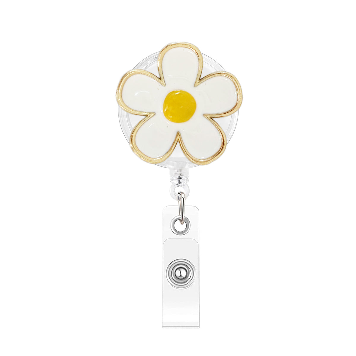 Daisy Flower Nurse Badge Holder