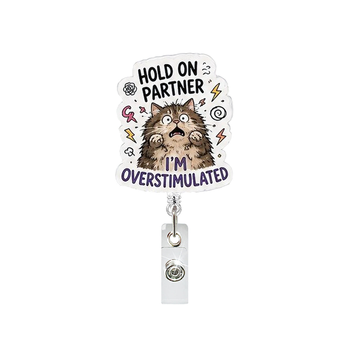 Cat Nurse Badge Holder