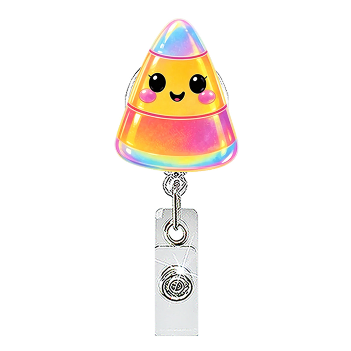 Halloween Ghost Nurse Badge Holder