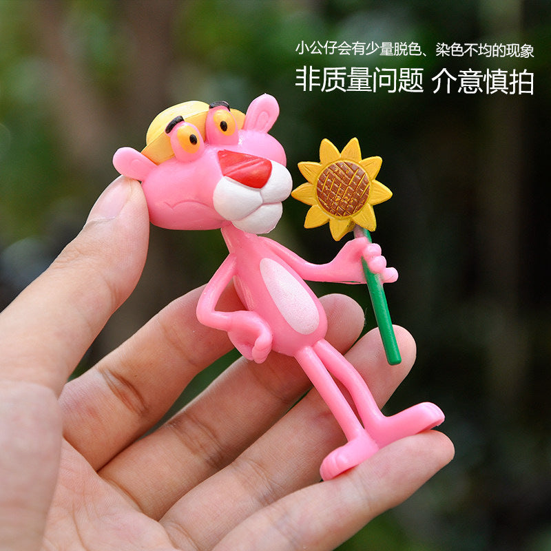 Pink Panther Figure Topper Set