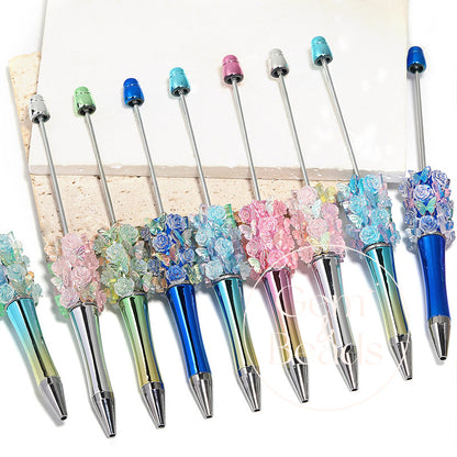 Butterfly Rose Sugar Beadable Pen (5pcs)